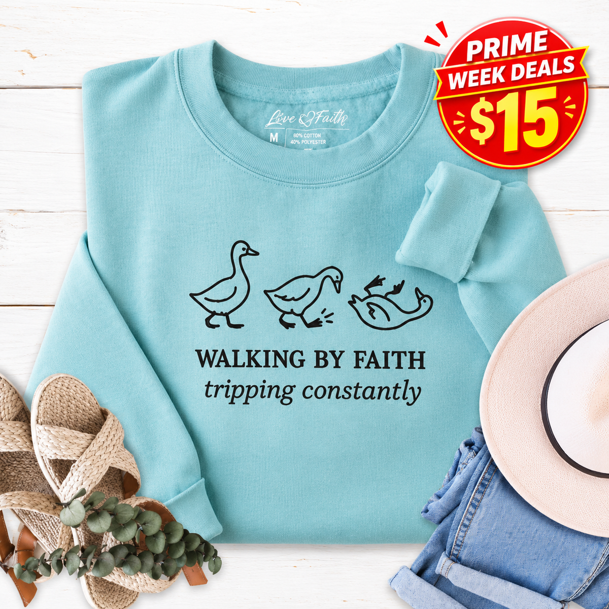 Walking by Faith Sweatshirt product image 1