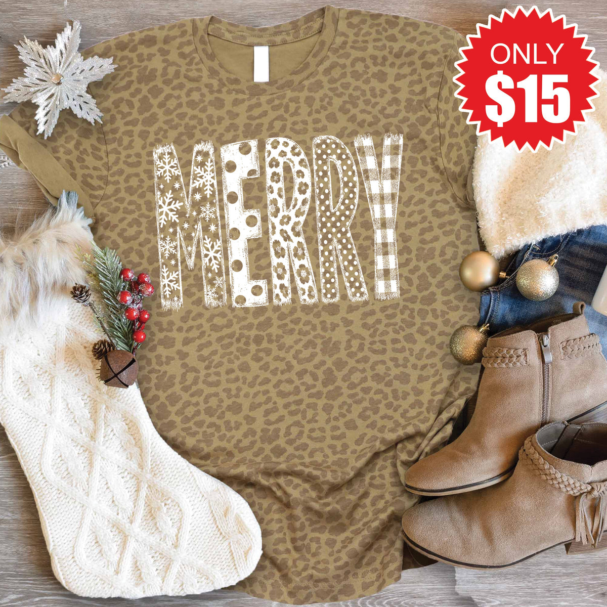 Merry Tee - Brown Leopard - 15 product image 1