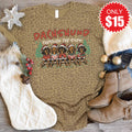 Dachshund Through The Snow Tee - Brown Leopard - 15 product image 1