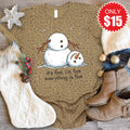Its Fine Snowman Tee - Brown Leopard - 15 product image 1
