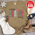 Merry Christmas Tee - Brown Leopard - 15 product image 1