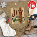 Joy To The World Tee - Brown Leopard - 15 product image 1