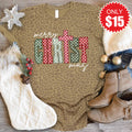 Merry Christmas Tee - Brown Leopard - 15 product image 1