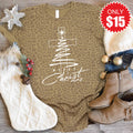 Merry Christmas Tee - Brown Leopard - 15 product image 1