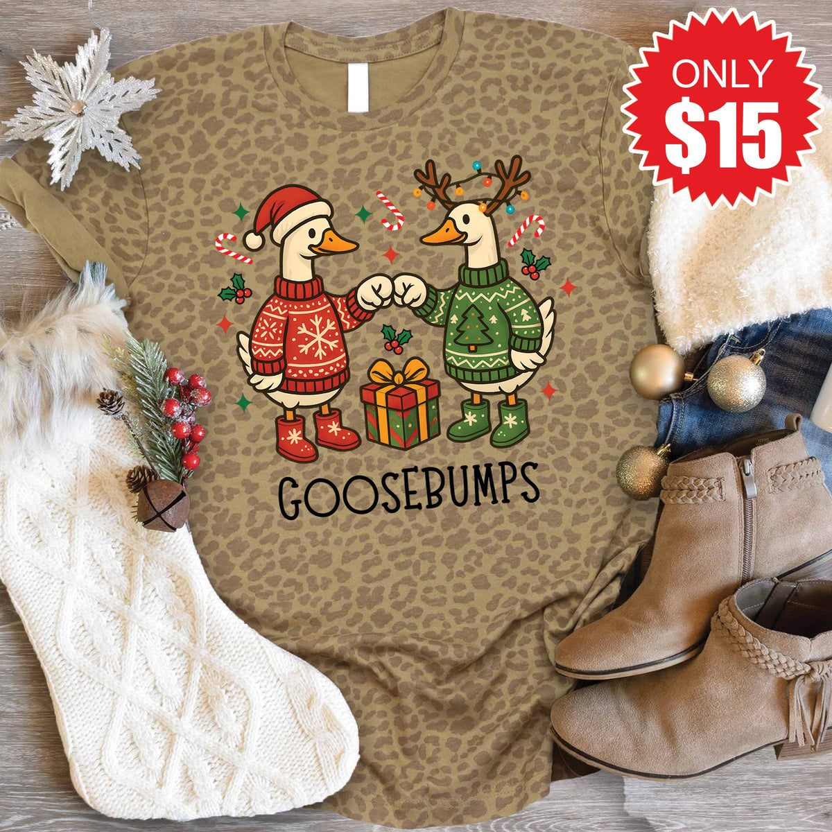 Goosebumps Tee - Brown Leopard - 15 product image 1