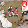 Jolly Christmas Tee - Brown Leopard - 15 product image 1