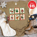 Geese Stamps Tee - Brown Leopard - 15 product image 1