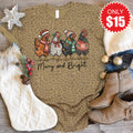 Merry and Bright Tee - Brown Leopard - 15 product image 1