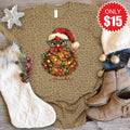 Christmas Chicken Tee - Brown Leopard - 15 product image 1