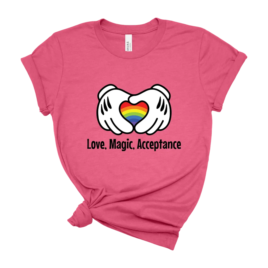 Love, Magic, Acceptance Disney t-shirt product image 2