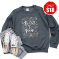 Be Still Sweatshirt - Heather Charcoal - 18 product image 1
