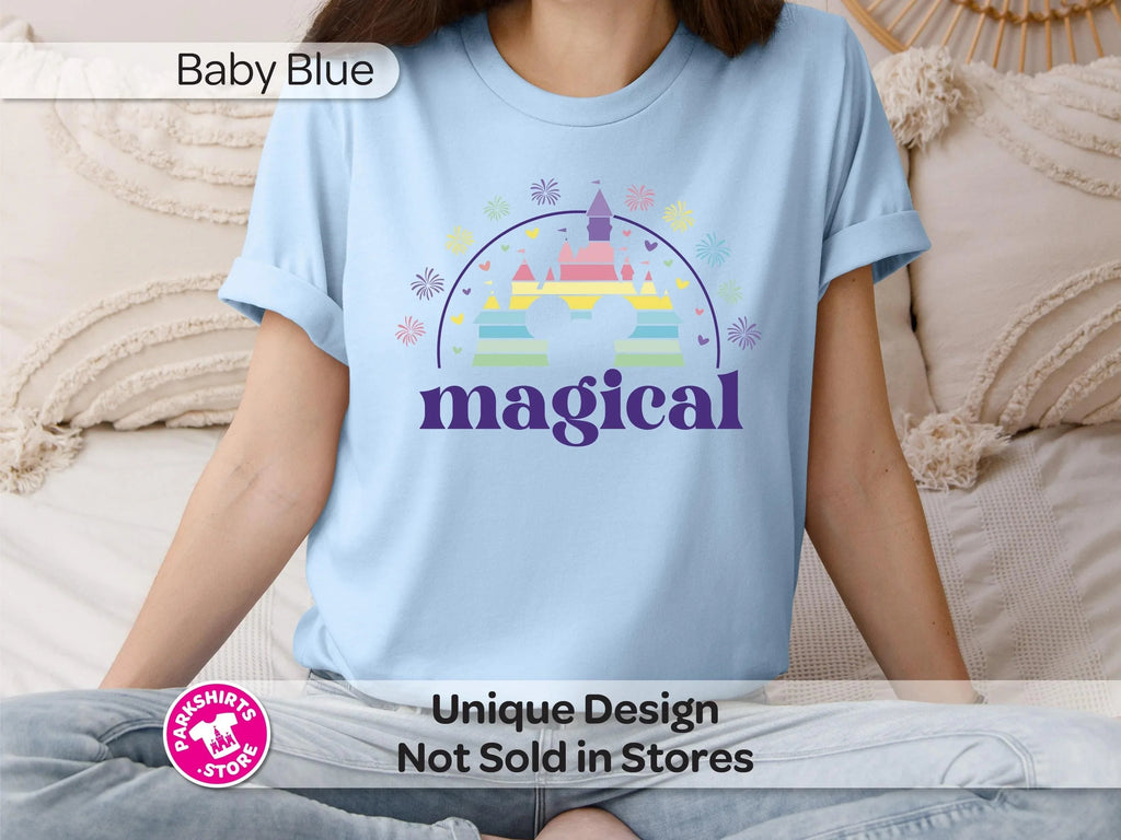 Disney Castle Shirt | Magical Purple Graphic Tee | World product image 2