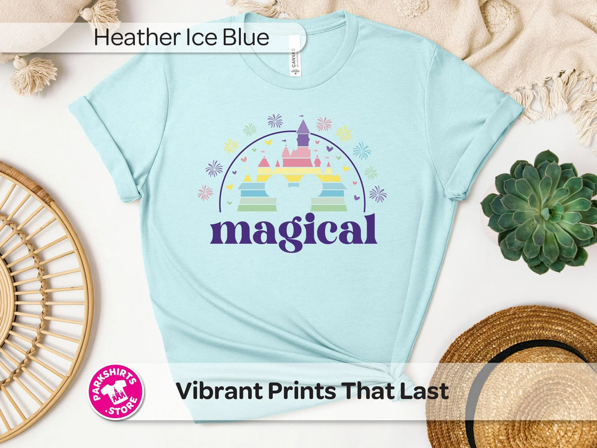 Disney Castle Shirt | Magical Purple Graphic Tee | World product image 4