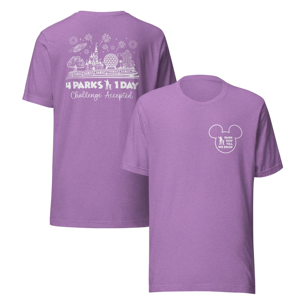 Park Hop Till We Drop Shirt | 4 Parks 1 Day Disney Tee product image 10