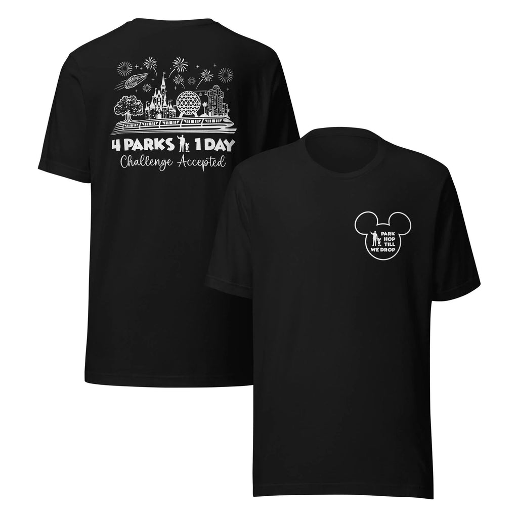 Park Hop Till We Drop Shirt | 4 Parks 1 Day Disney Tee product image 7