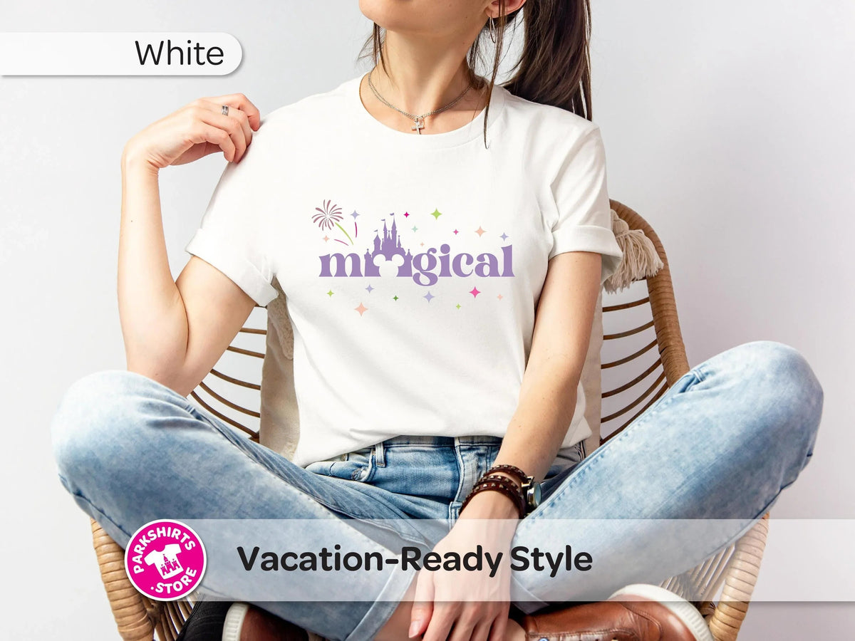 Magical Disney Shirt | Magic Kingdom Castle Tee | Pastel product image 3