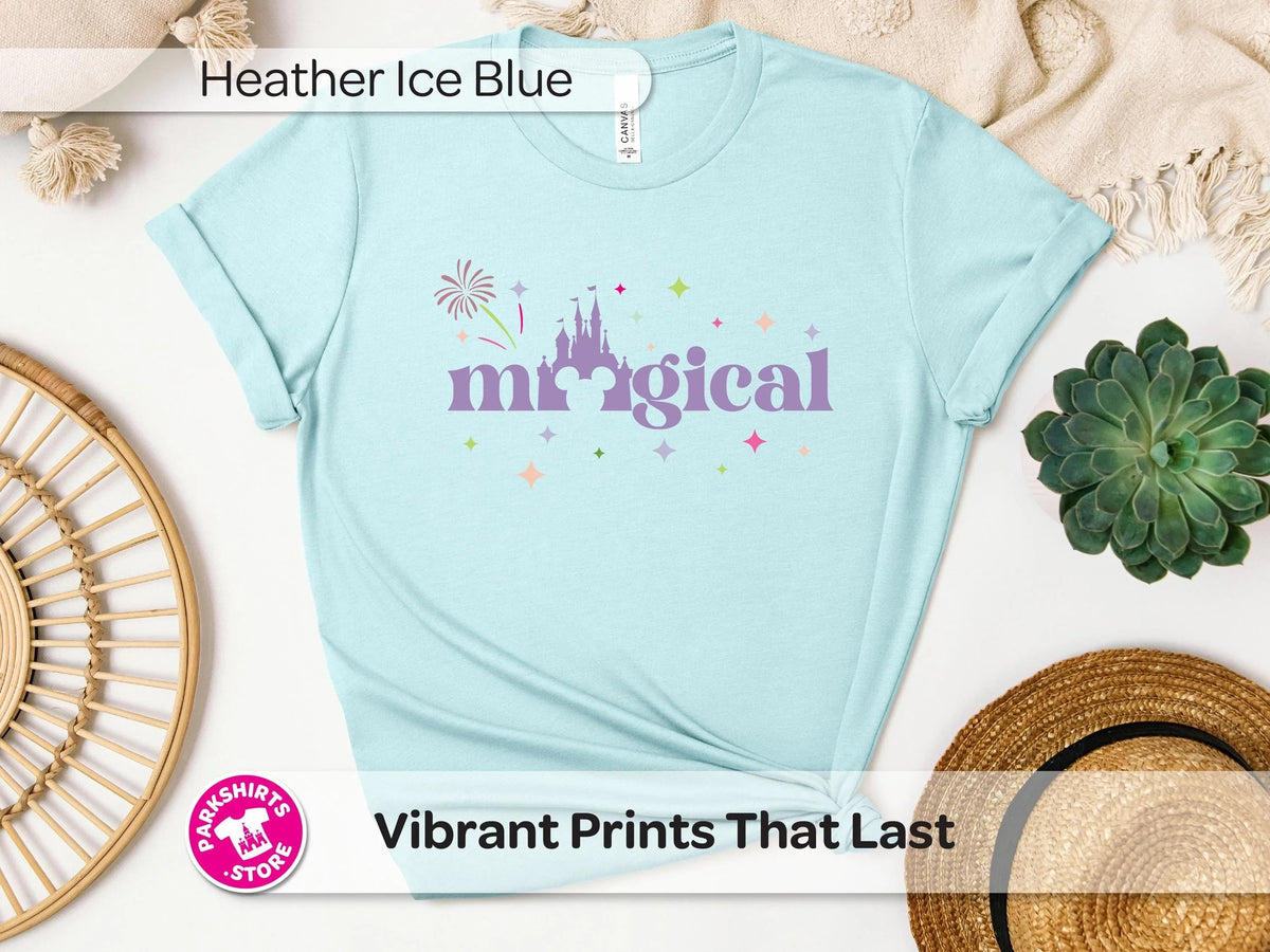 Magical Disney Shirt | Magic Kingdom Castle Tee | Pastel product image 4