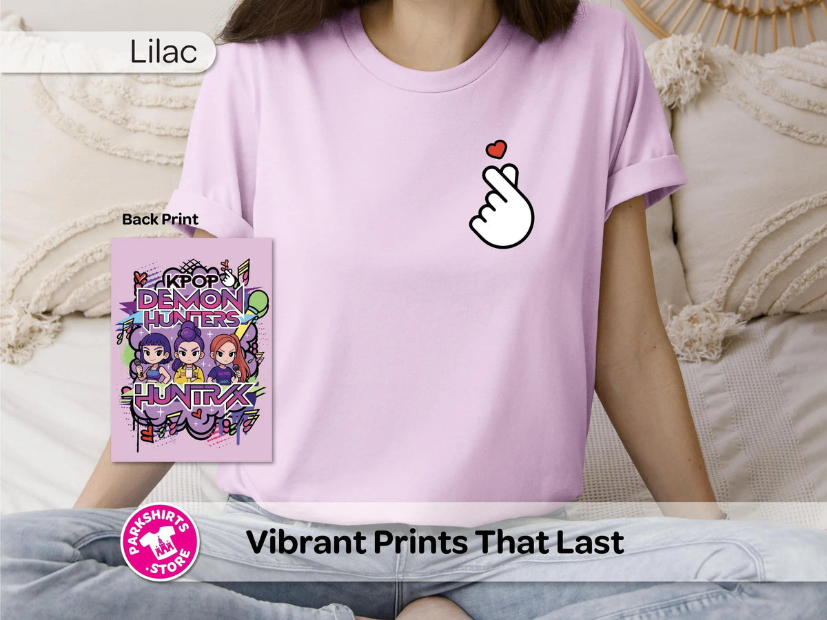 Anime K-Pop Shirt | Girl Trio Graphic Tee | Inspired product image 9