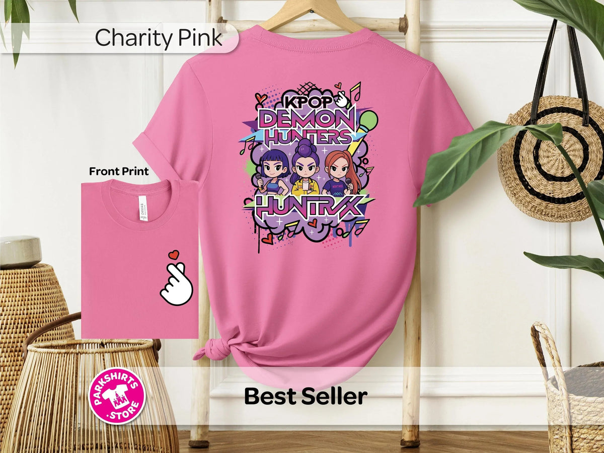 Anime K-Pop Shirt | Girl Trio Graphic Tee | Inspired product image 1
