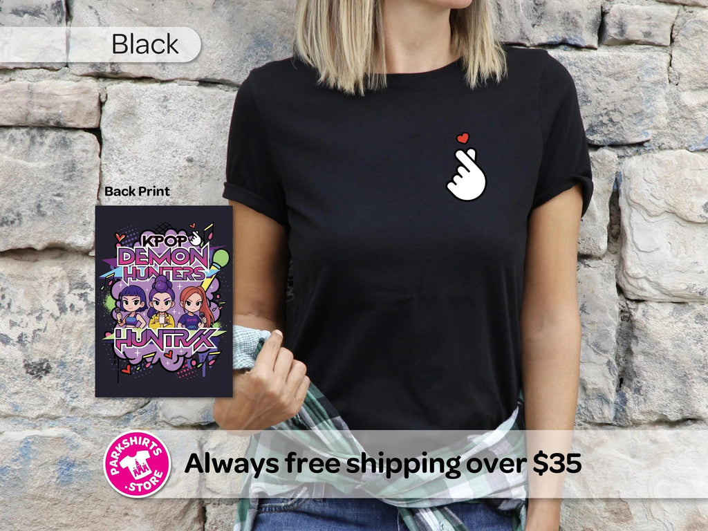 Anime K-Pop Shirt | Girl Trio Graphic Tee | Inspired product image 7