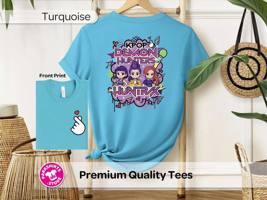 Anime K-Pop Shirt | Girl Trio Graphic Tee | Inspired product image 10