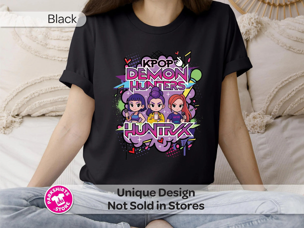 K-Pop Anime Shirt | Girl Trio Tee | Inspired Streetwear product image 1