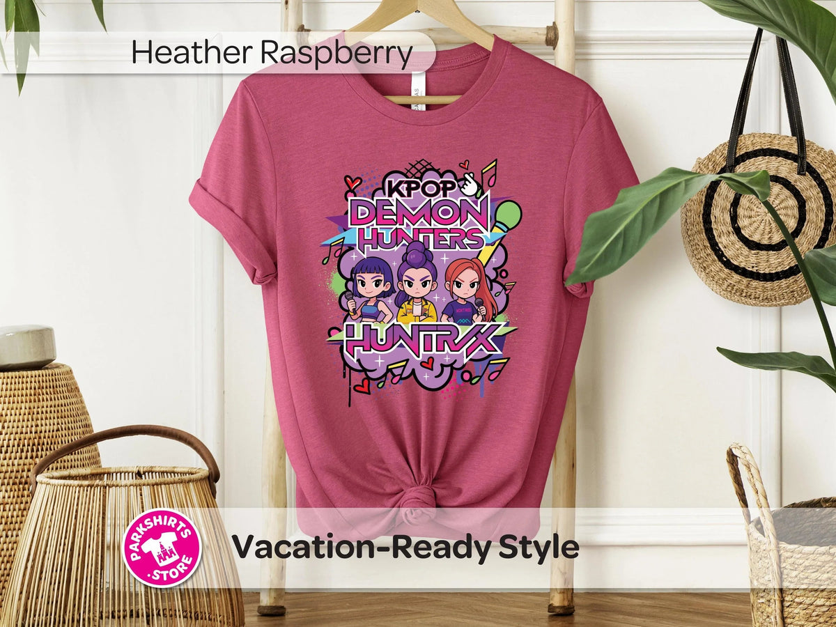K-Pop Anime Shirt | Girl Trio Tee | Inspired Streetwear product image 10