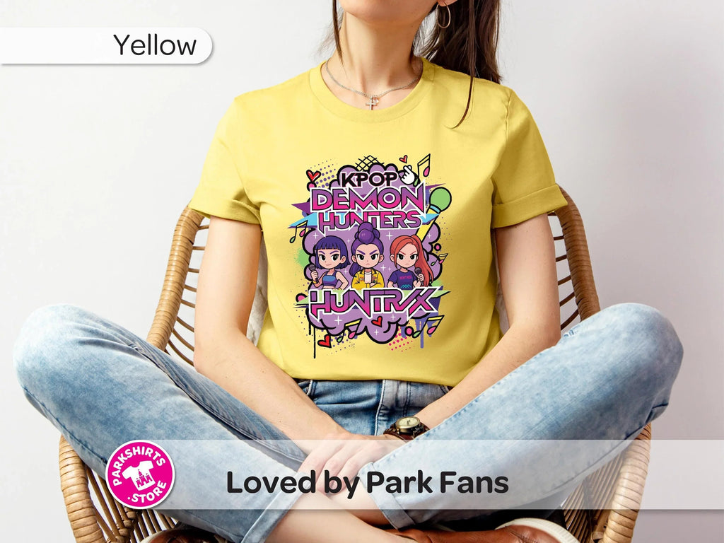 K-Pop Anime Shirt | Girl Trio Tee | Inspired Streetwear product image 7