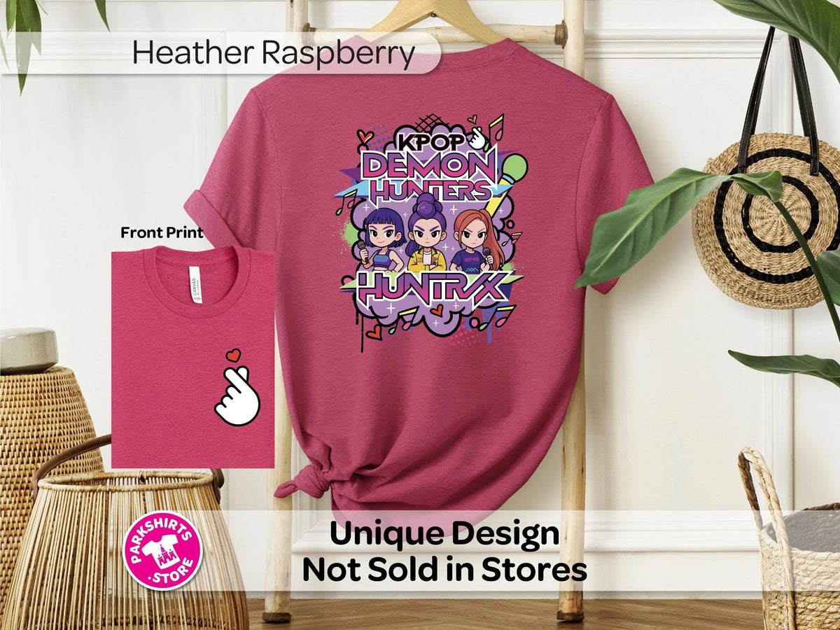 Anime K-Pop Shirt | Girl Trio Graphic Tee | Inspired product image 8