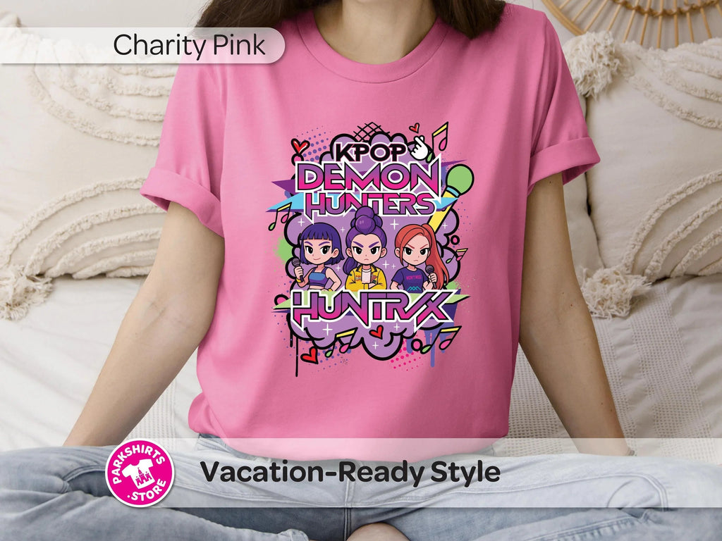 K-Pop Anime Shirt | Girl Trio Tee | Inspired Streetwear product image 4