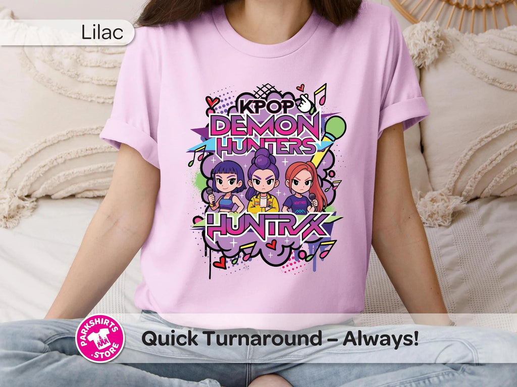 K-Pop Anime Shirt | Girl Trio Tee | Inspired Streetwear product image 8