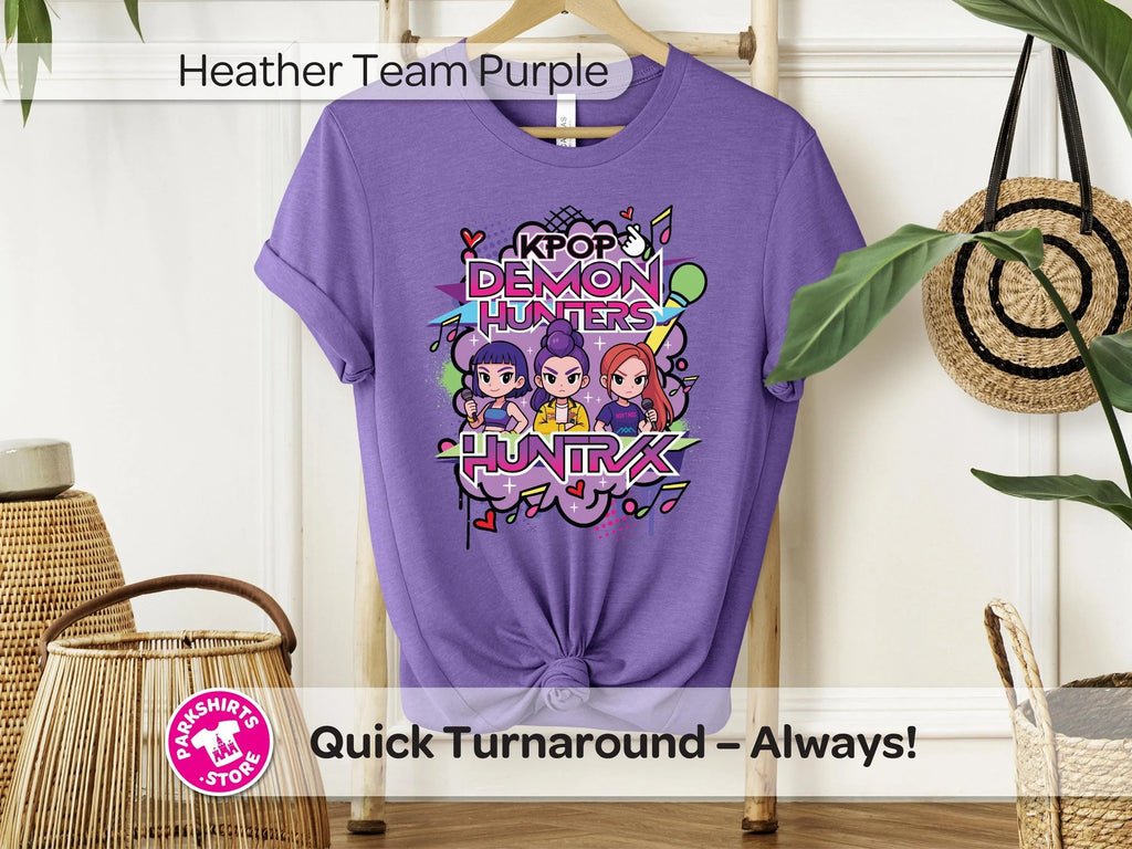 K-Pop Anime Shirt | Girl Trio Tee | Inspired Streetwear product image 5