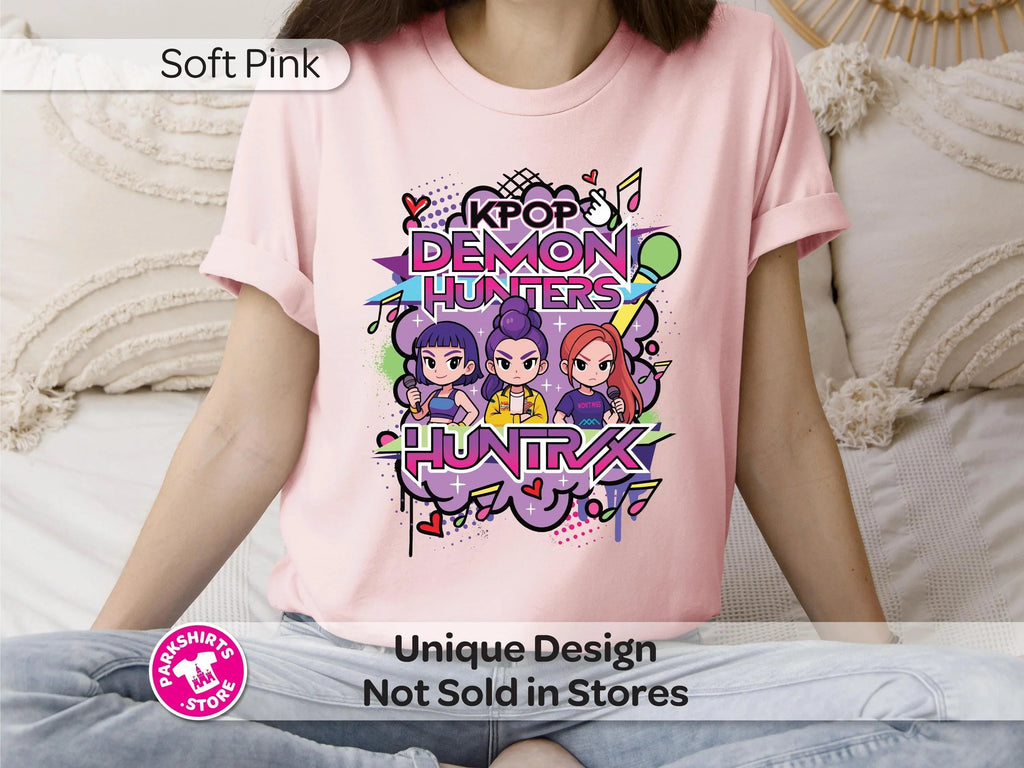 K-Pop Anime Shirt | Girl Trio Tee | Inspired Streetwear product image 2