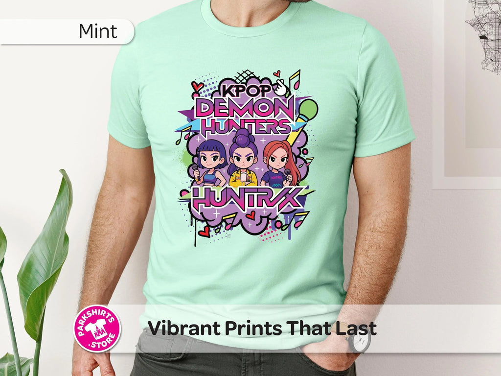 K-Pop Anime Shirt | Girl Trio Tee | Inspired Streetwear product image 6