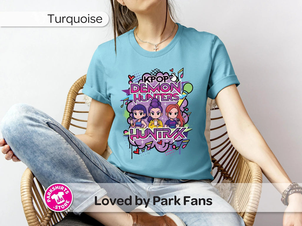K-Pop Anime Shirt | Girl Trio Tee | Inspired Streetwear product image 3