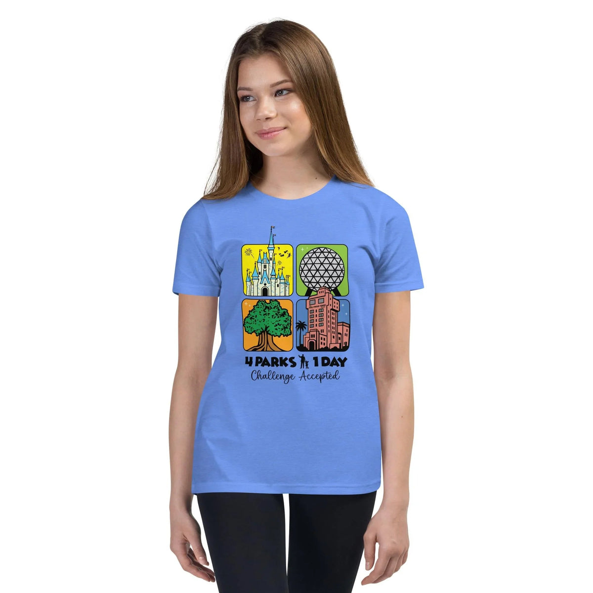 4 Parks 1 Day Kids Shirt | Disney World Youth Tee | Park product image 10