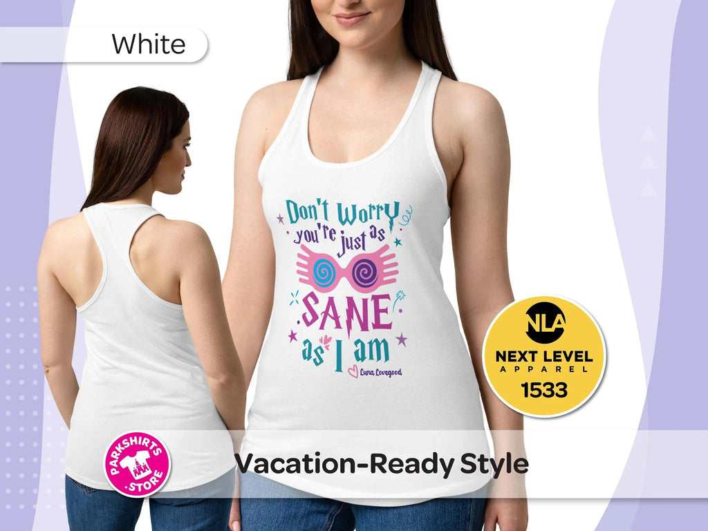 Luna Racerback Tank | You’re Just As Sane As I Am product image 1