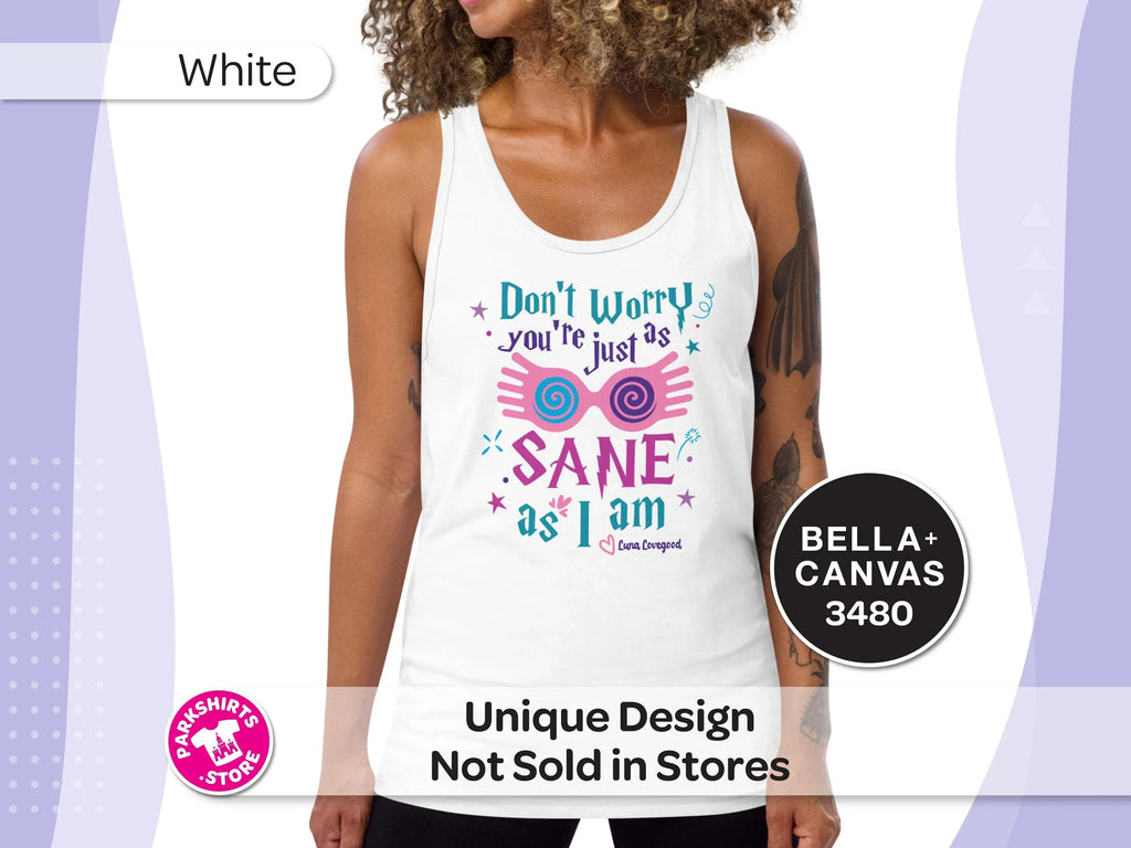 Luna Quote Tank Top | You’re Just As Sane As I Am product image 2