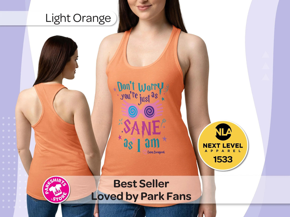Luna Racerback Tank | You’re Just As Sane As I Am product image 3