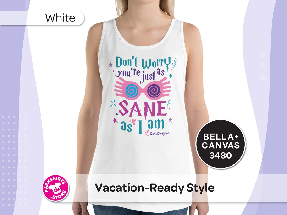 Luna Quote Tank Top | You’re Just As Sane As I Am product image 3