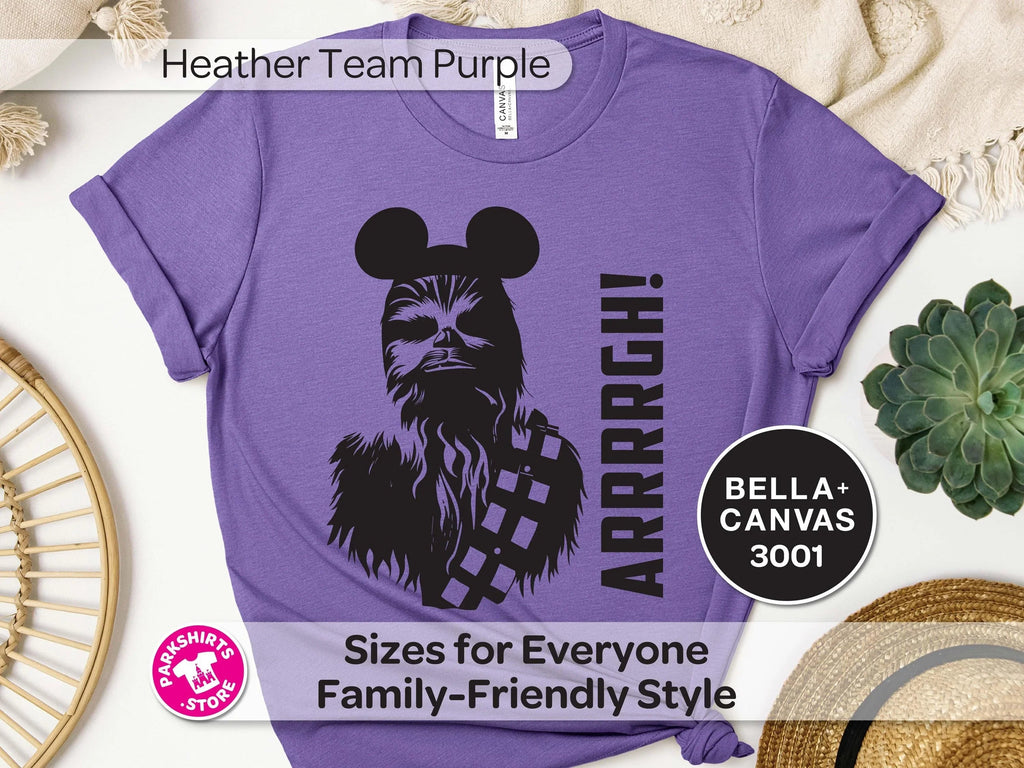 Chewy Wookiee Shirt | Funny Graphic Tee | Mouse Ears Park product image 9