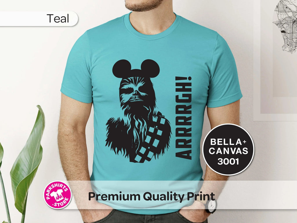 Chewy Wookiee Shirt | Funny Graphic Tee | Mouse Ears Park product image 8