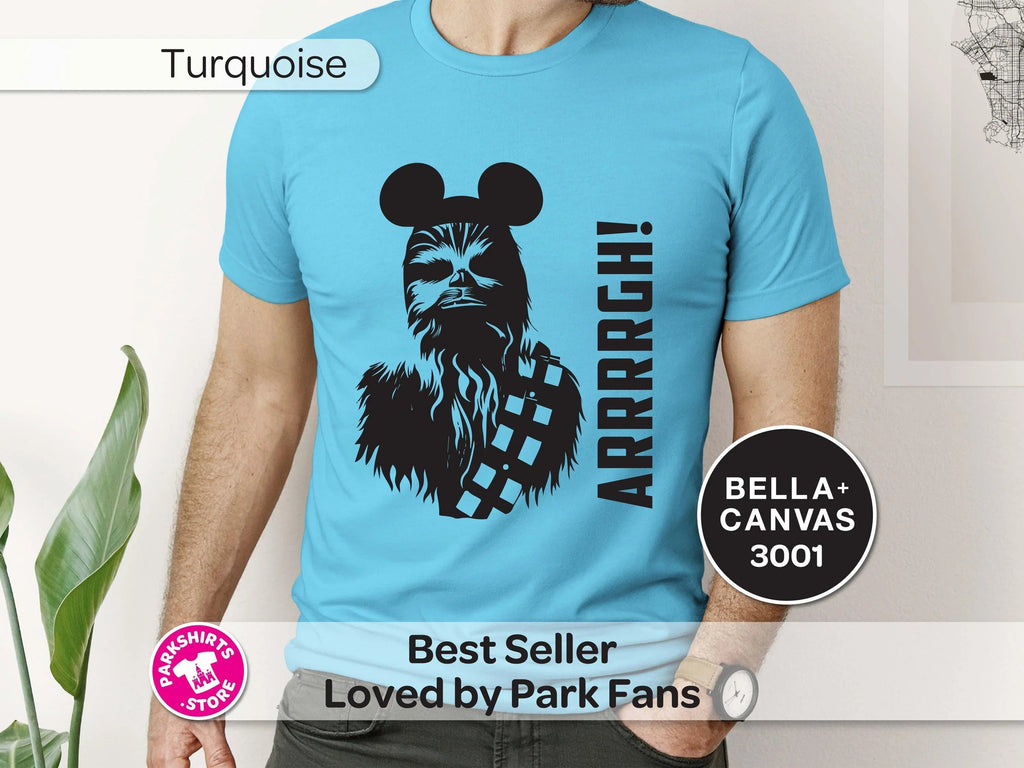 Chewy Wookiee Shirt | Funny Graphic Tee | Mouse Ears Park product image 2