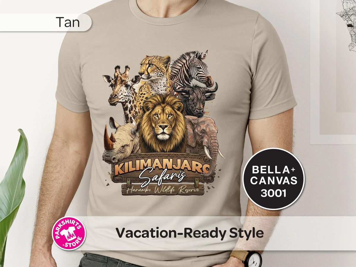 Kilimanjaro Safaris Shirt | Animal Kingdom Safari Tee product image 3