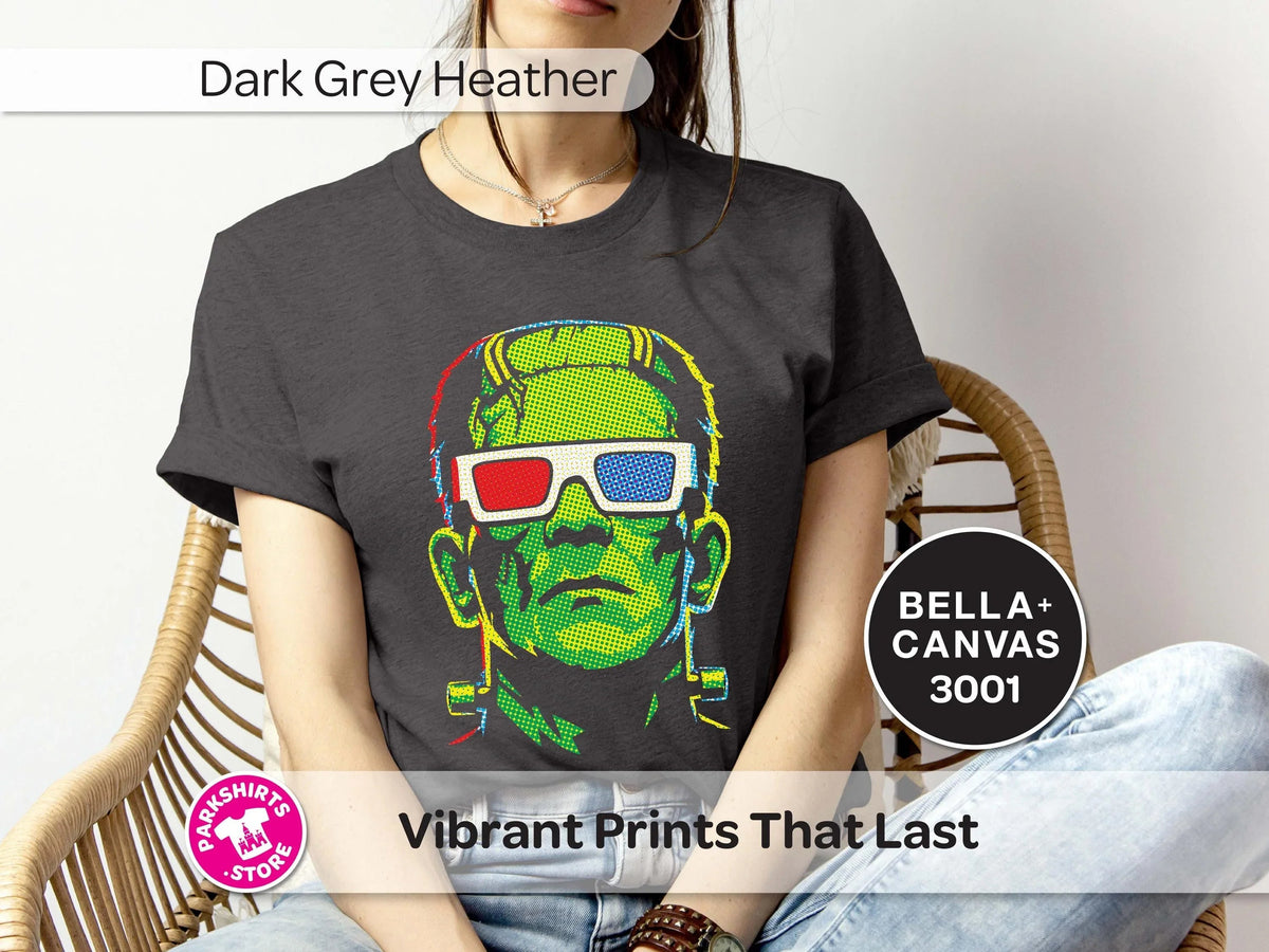 Frankenstein Shirt | Retro Monster Pop Art Tee | Halloween product image 1