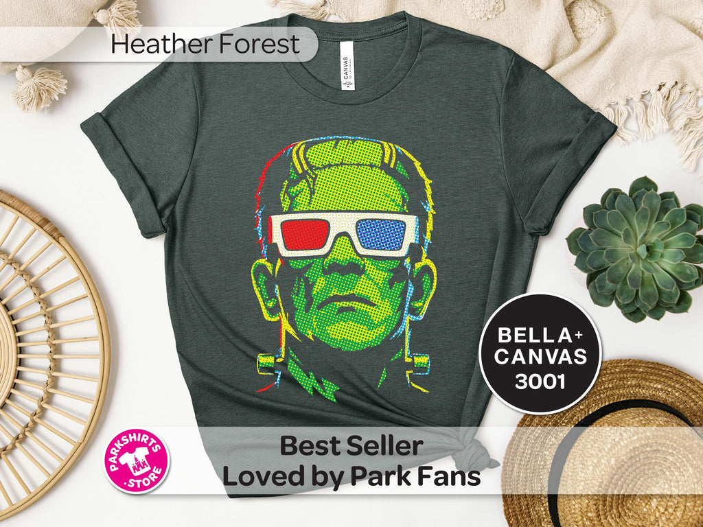 Frankenstein Shirt | Retro Monster Pop Art Tee | Halloween product image 7