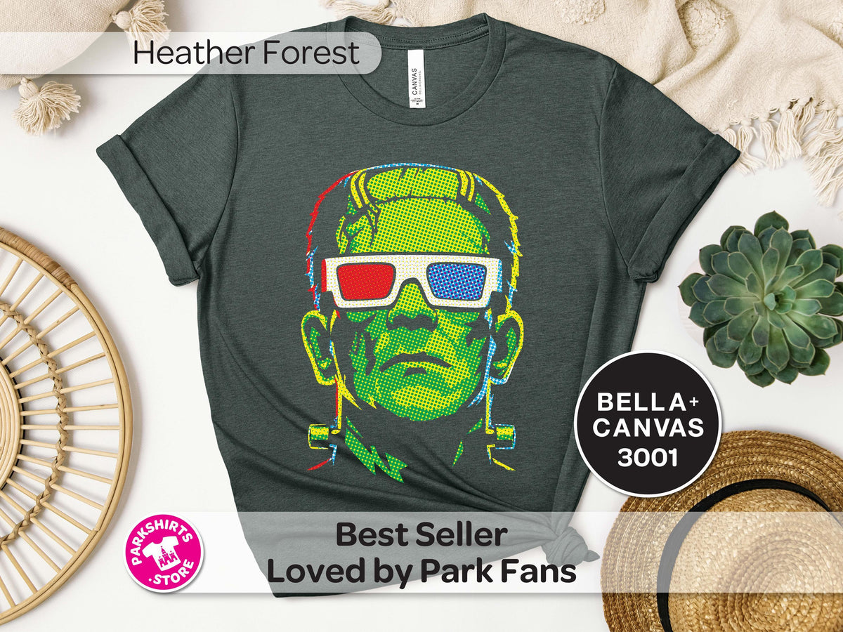 Frankenstein Shirt | Retro Monster Pop Art Tee | Halloween product image 7
