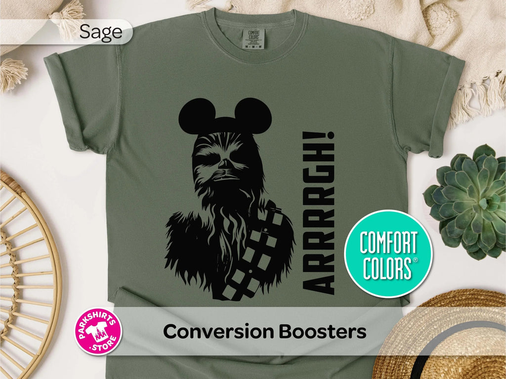 Chewy Wookiee Shirt | Vintage Graphic Tee | Mouse Ears Park product image 3