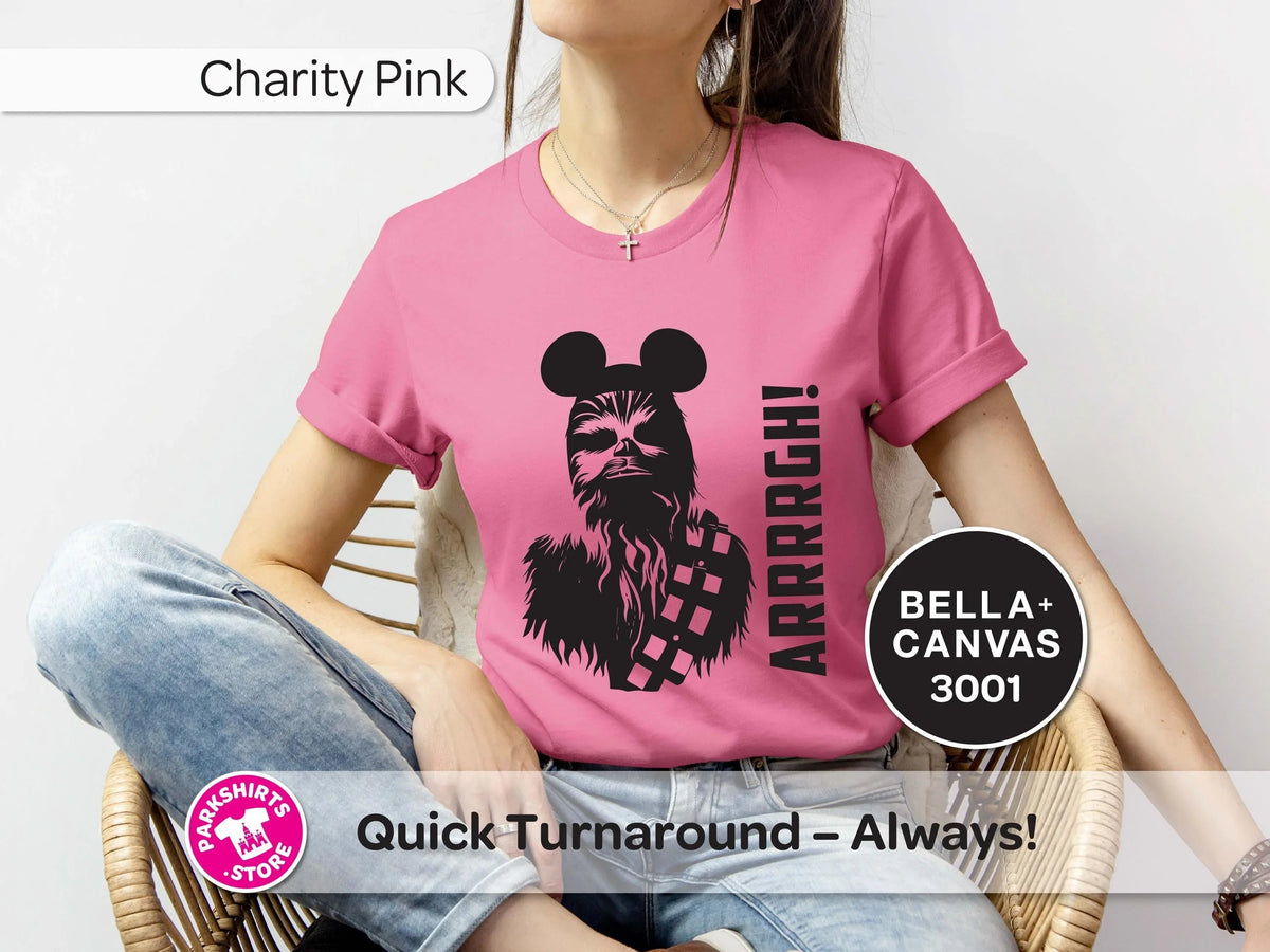 Chewy Wookiee Shirt | Funny Graphic Tee | Mouse Ears Park product image 5