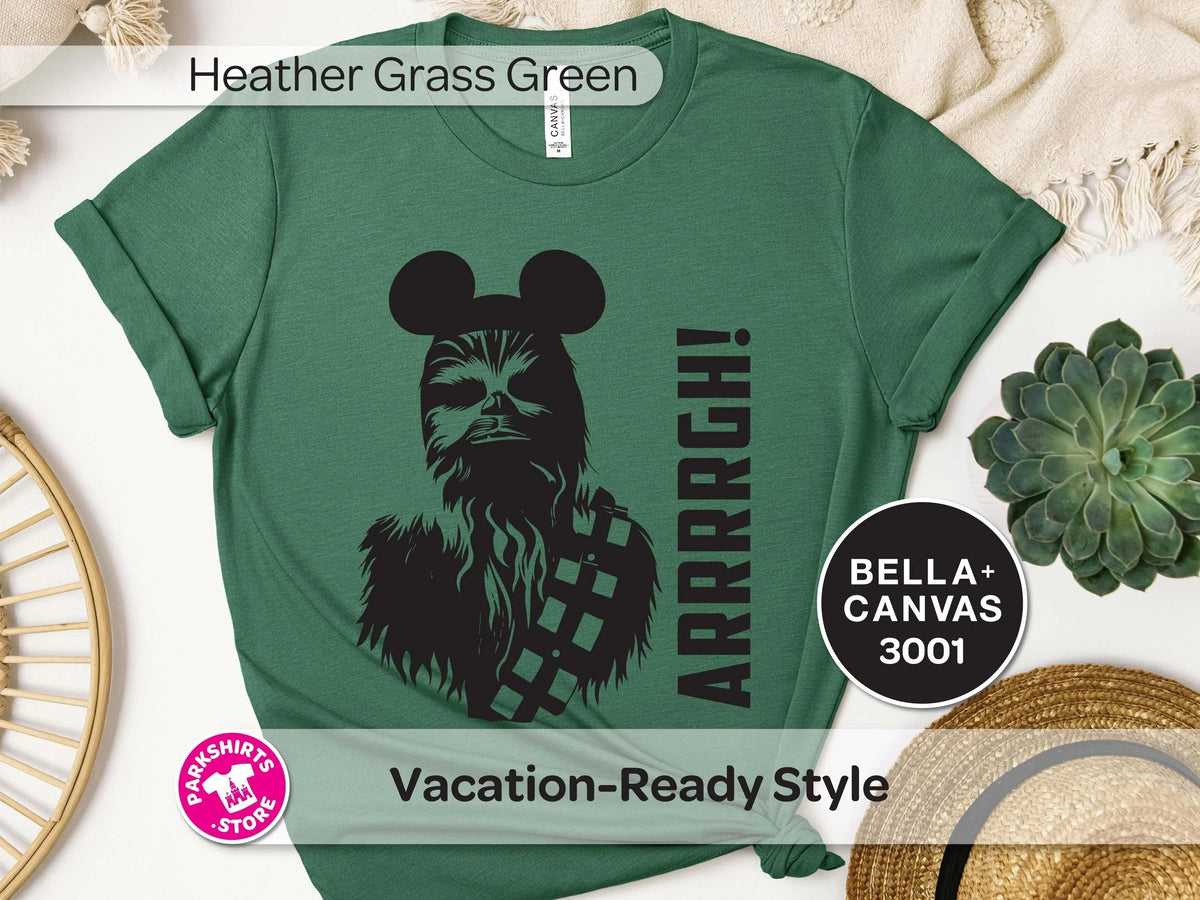 Chewy Wookiee Shirt | Funny Graphic Tee | Mouse Ears Park product image 7